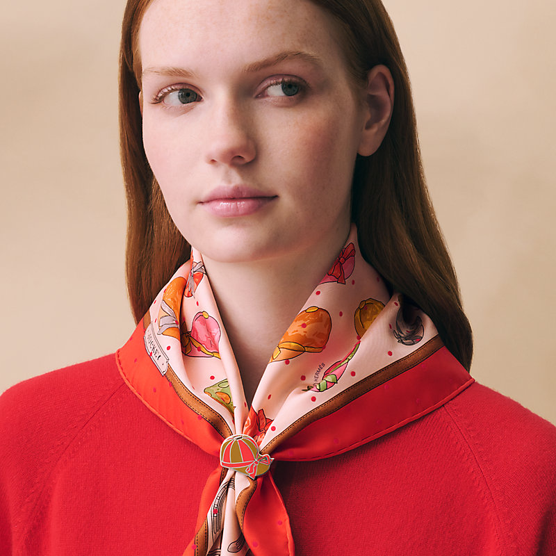 Hermès 馬車モチーフ スカーフリング Jockey scarf ring | Hermès USA